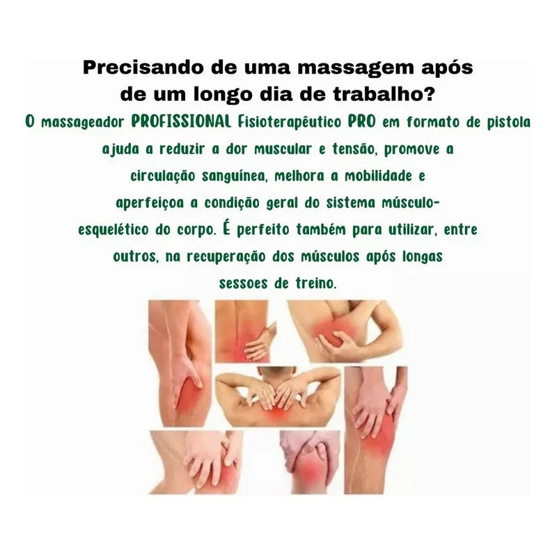 Massageador Elétrico Profissional 4 em 1