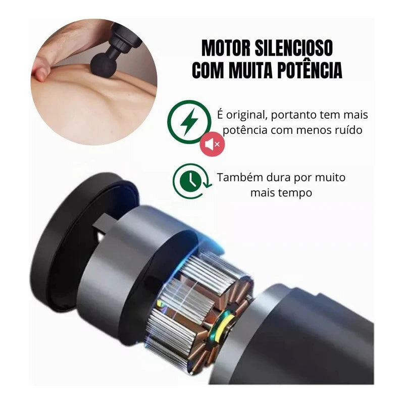 Massageador Elétrico Profissional 4 em 1