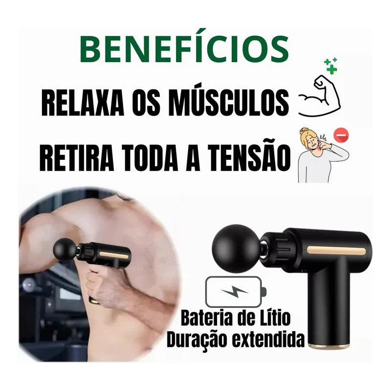 Massageador Elétrico Profissional 4 em 1